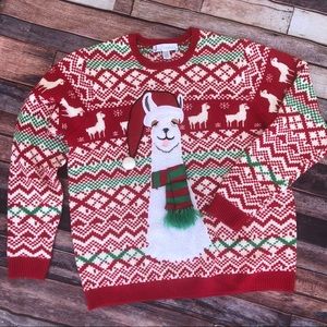 Ugly Christmas sweater llama XXL unisex